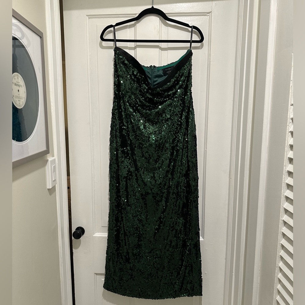 ELOQUII x Kate Spade Strapless Midi Dress